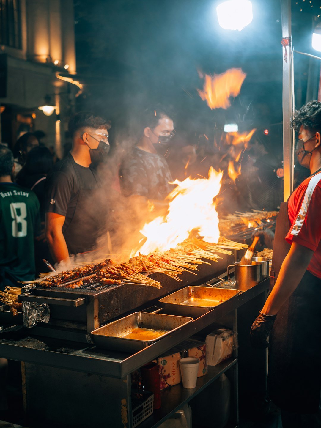 Best Hibachi chef serving a private hibachi party
