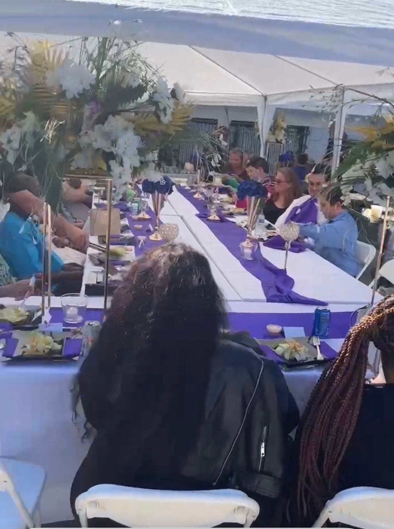 Hibachi at home private party table setting by Best Hibachi